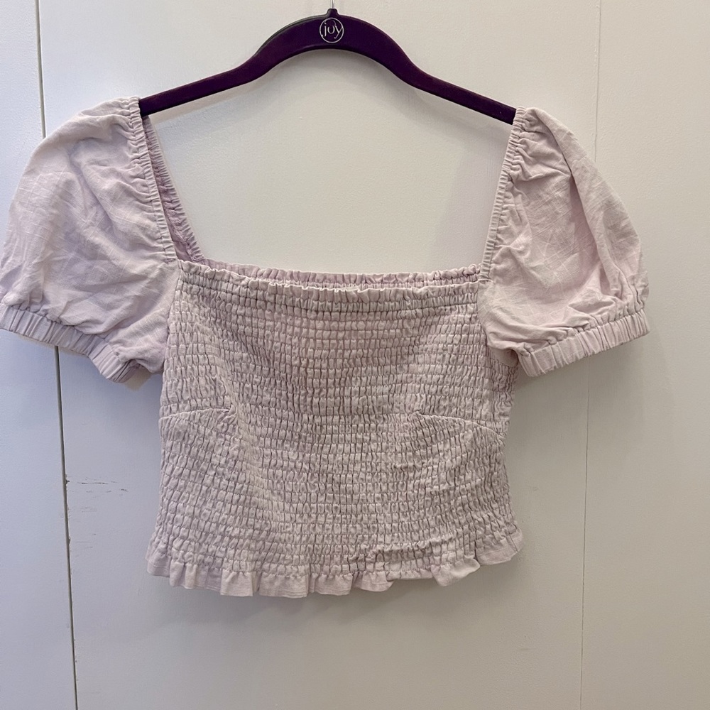 ASTR the Label Lilac Crop Top